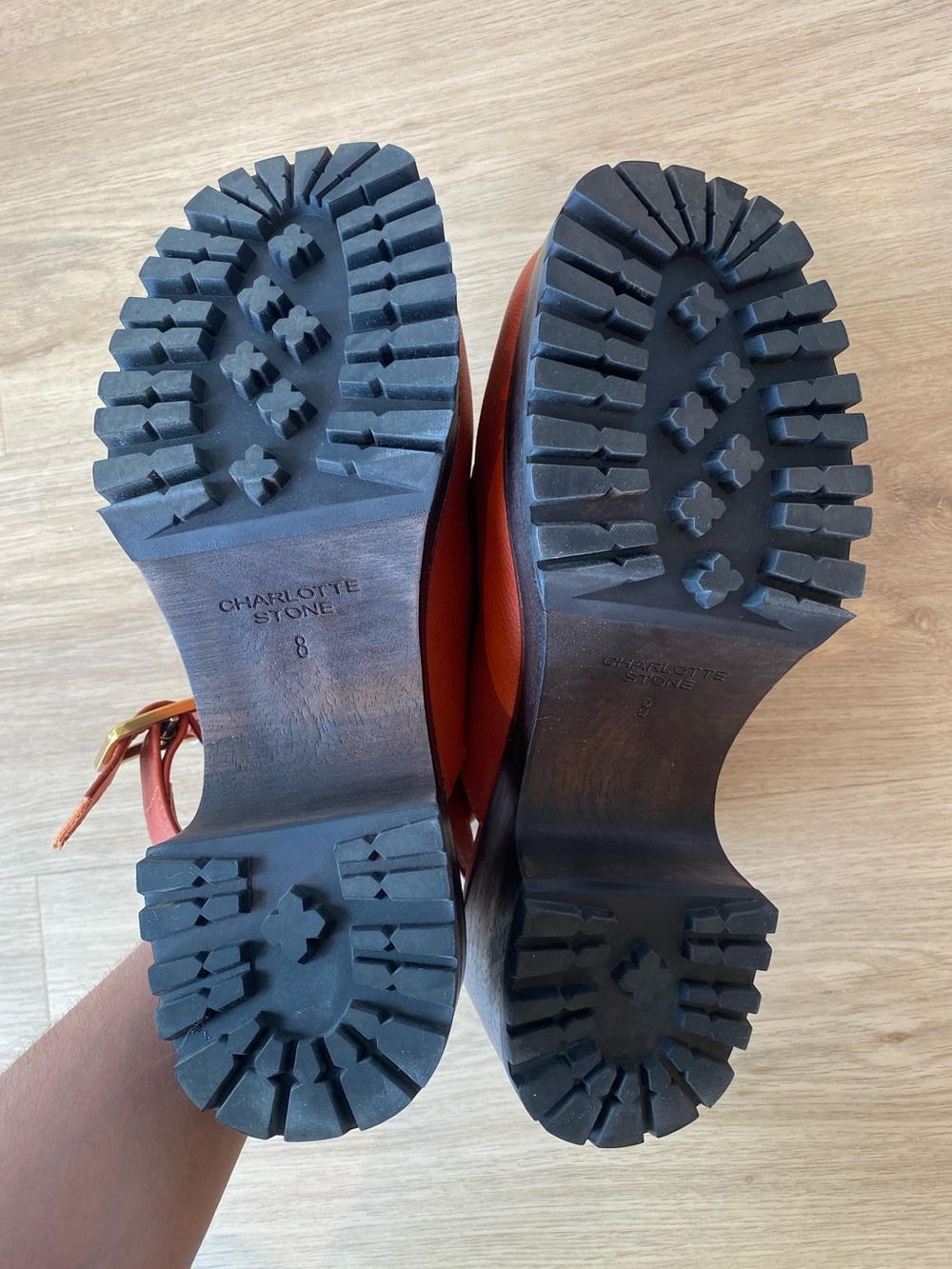 Charlotte Stone “Carlos” sienna slingback clog - Picture 7 of 7